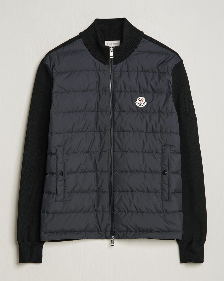 Herren | Jacken | Moncler | Hybrid Zip Cardigan Black
