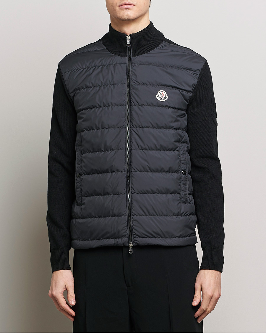 Herren | Jacken | Moncler | Hybrid Zip Cardigan Black