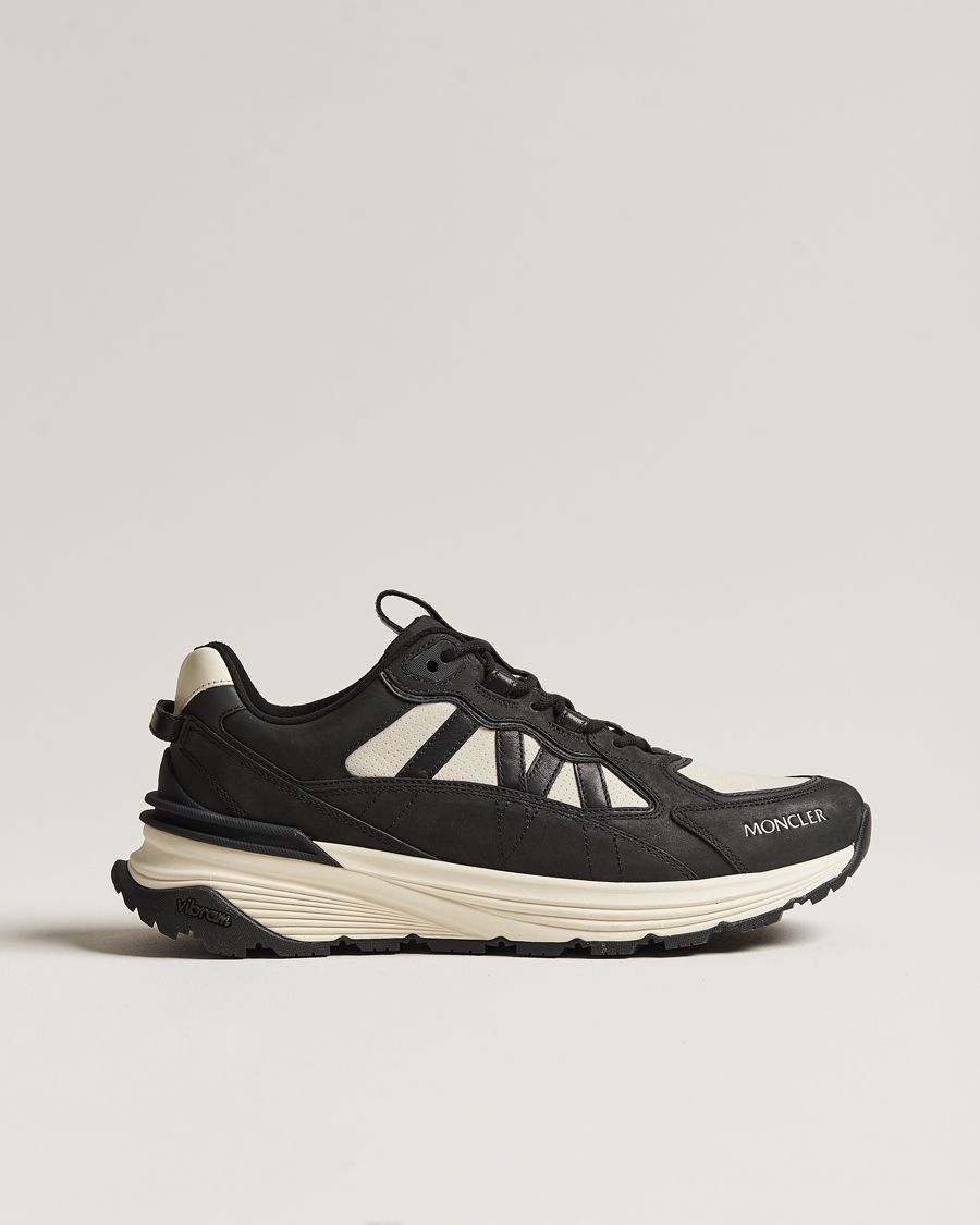 Herren | Moncler Lite Runner Sneakers Black/White | Moncler | Lite Runner Sneakers Black/White