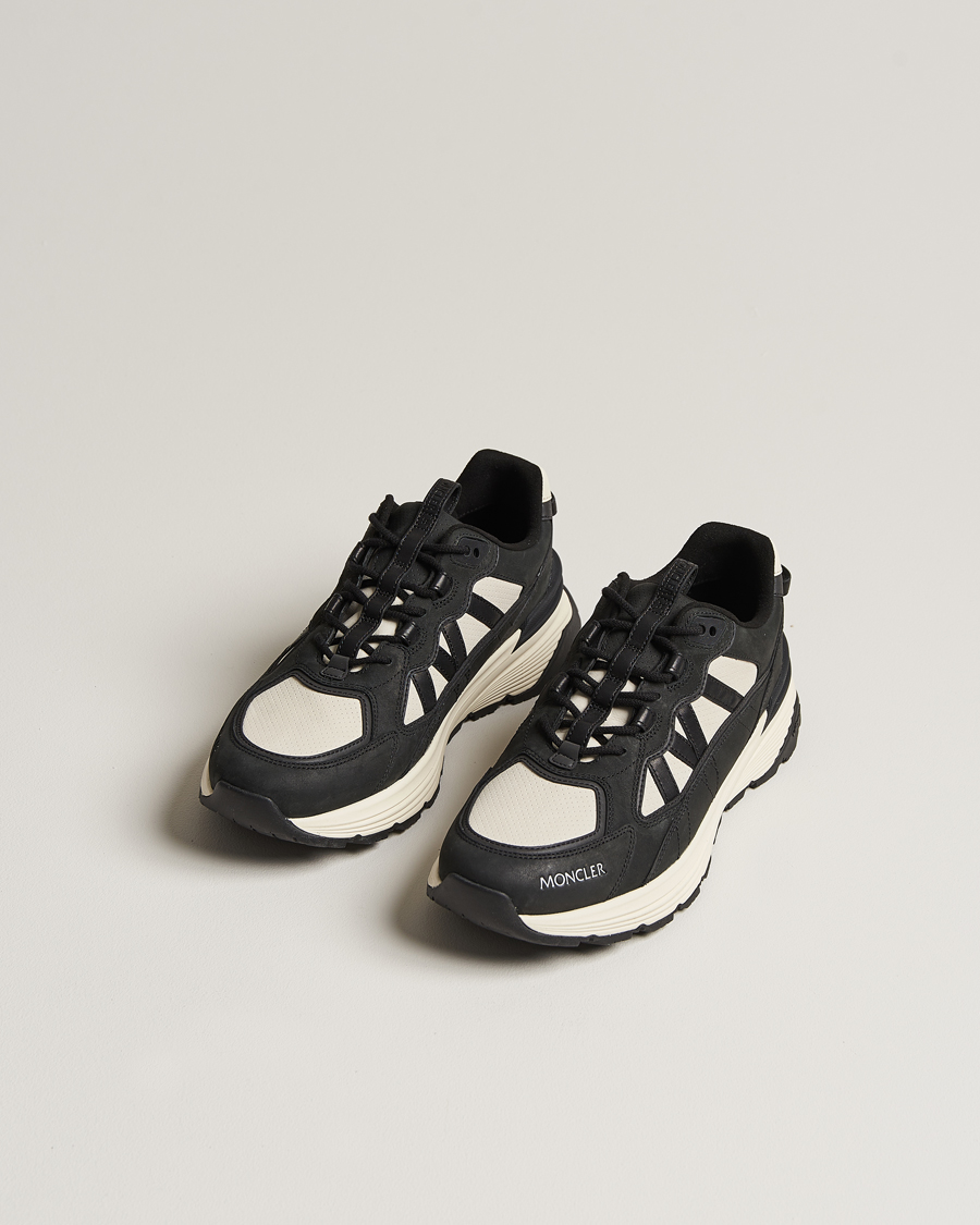 Herren | Moncler Lite Runner Sneakers Black/White | Moncler | Lite Runner Sneakers Black/White