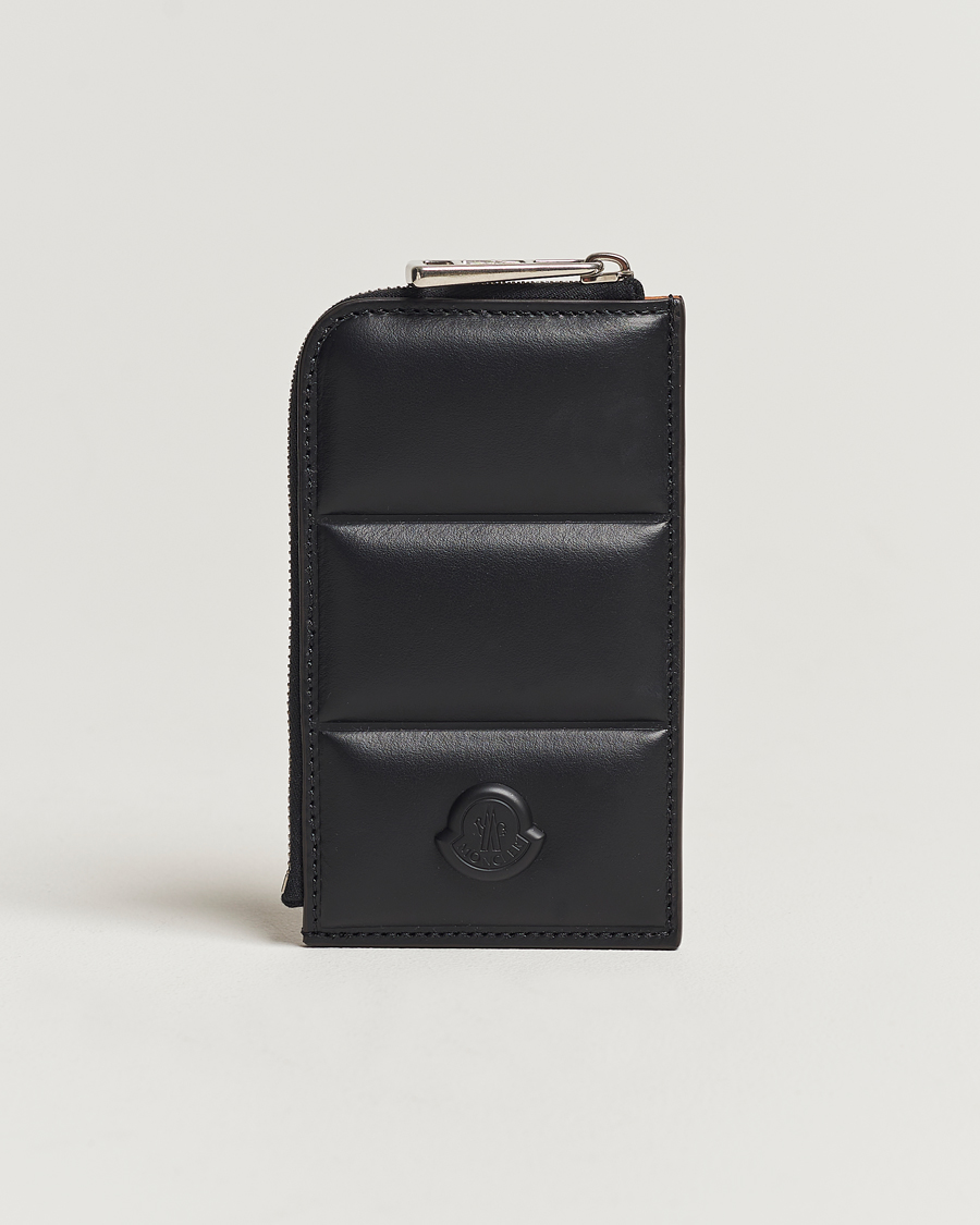 Herren | Moncler Flat Card Holder Black | Moncler | Flat Card Holder Black