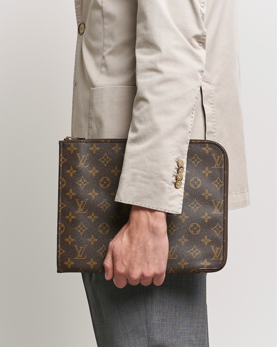 Herren | Louis Vuitton Pre-Owned Posh Documan Document Bag Monogram | Louis Vuitton Pre-Owned | Posh Documan Document Bag Monogram