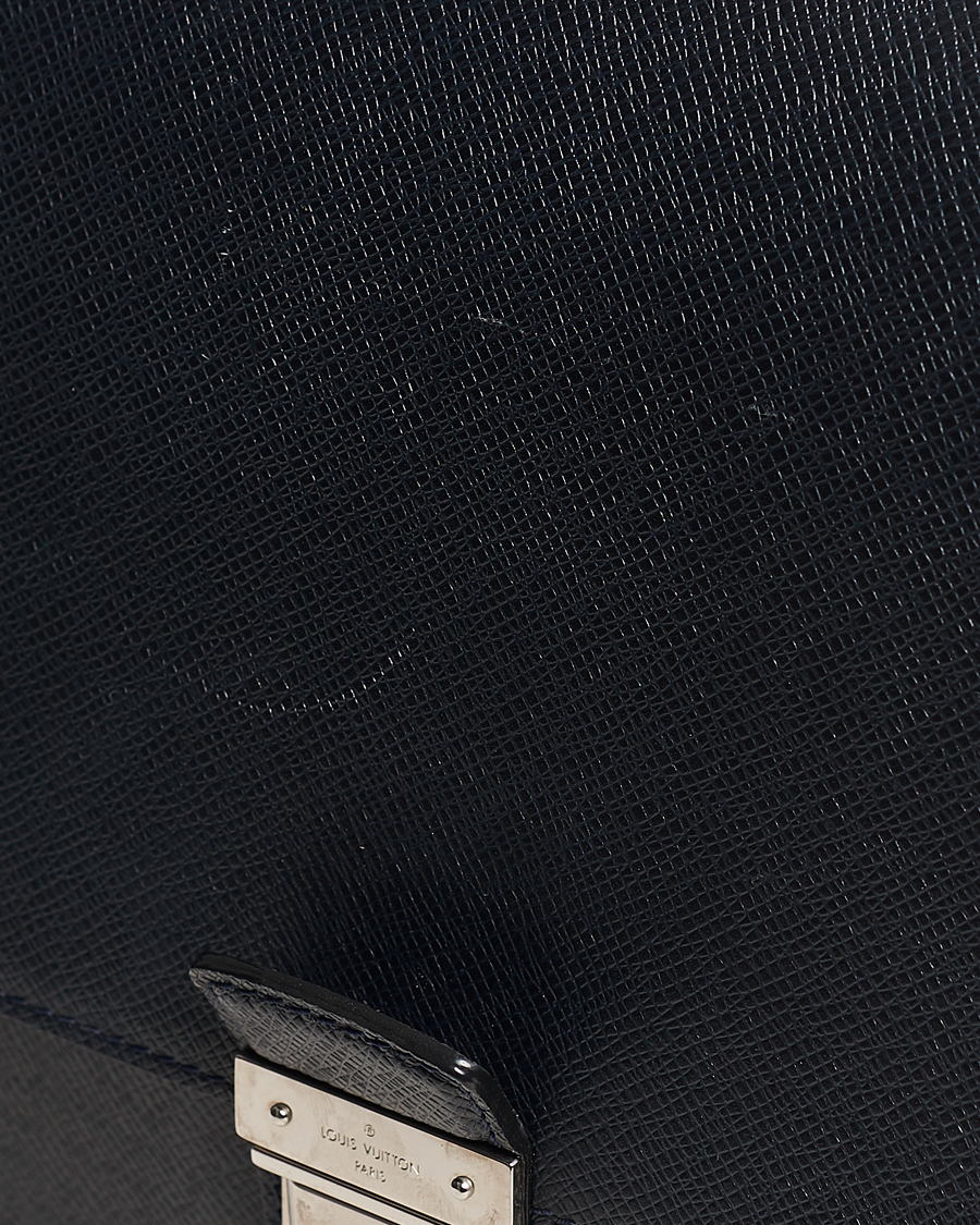 Herren | Louis Vuitton Pre-Owned Vassili Briefcase Navy | Louis Vuitton Pre-Owned | Vassili Briefcase Navy