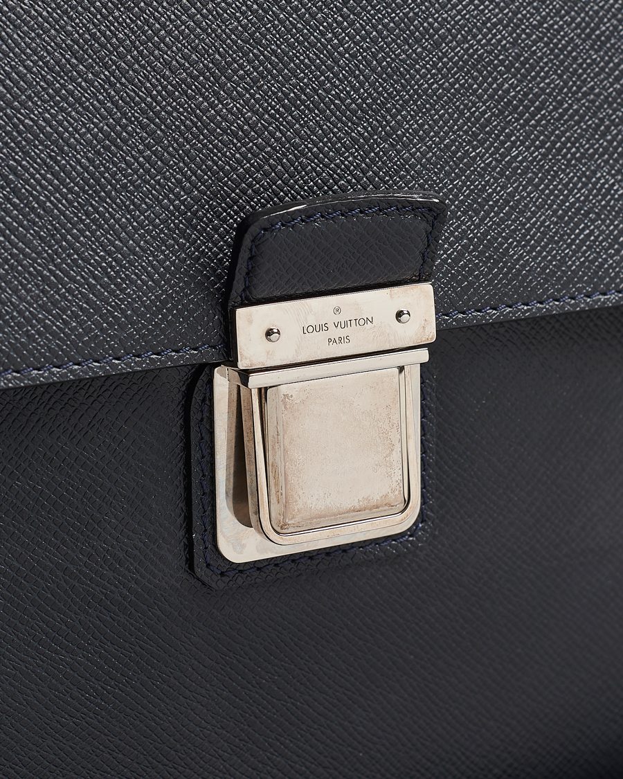 Herren | Louis Vuitton Pre-Owned Vassili Briefcase Navy | Louis Vuitton Pre-Owned | Vassili Briefcase Navy