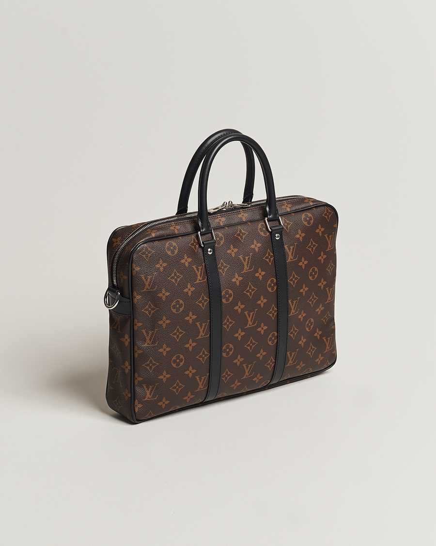 Herren | Louis Vuitton Pre-Owned Porte-Documents Voyage Briefcase Monogram Macassar | Louis Vuitton Pre-Owned | Porte-Documents Voyage Briefcase Monogram Macassar