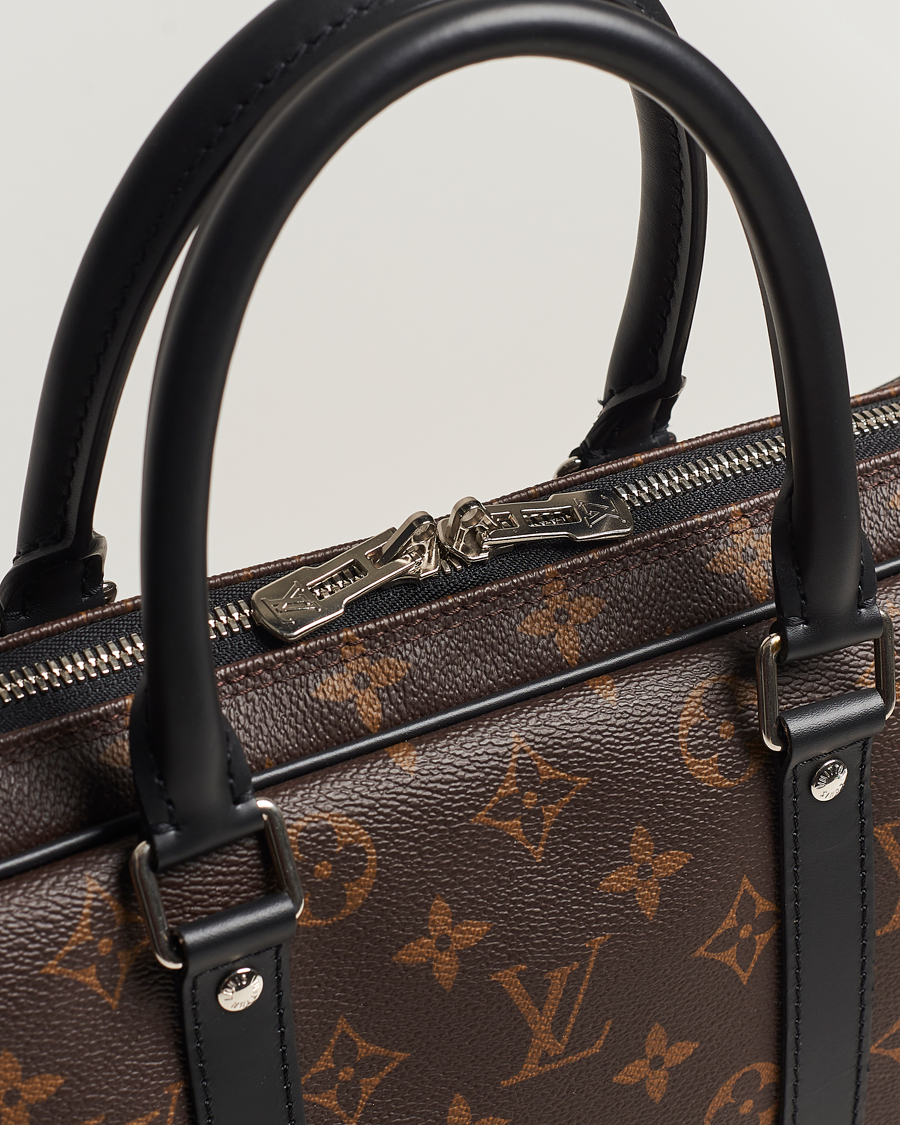 Herren | Louis Vuitton Pre-Owned Porte-Documents Voyage Briefcase Monogram Macassar | Louis Vuitton Pre-Owned | Porte-Documents Voyage Briefcase Monogram Macassar