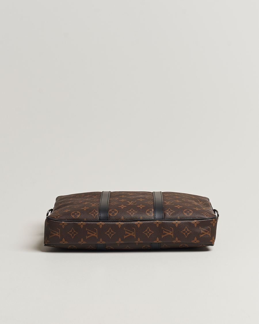 Herren | Louis Vuitton Pre-Owned Porte-Documents Voyage Briefcase Monogram Macassar | Louis Vuitton Pre-Owned | Porte-Documents Voyage Briefcase Monogram Macassar