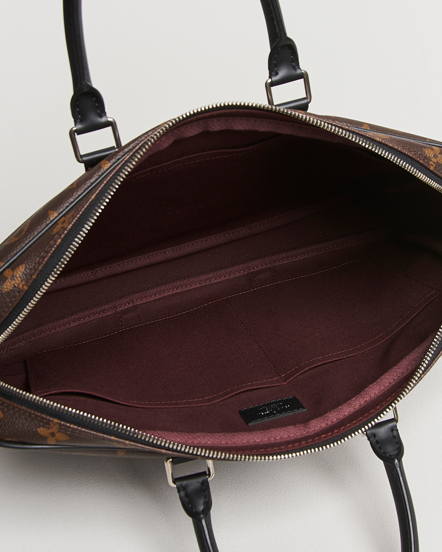 Herren | Louis Vuitton Pre-Owned Porte-Documents Voyage Briefcase Monogram Macassar | Louis Vuitton Pre-Owned | Porte-Documents Voyage Briefcase Monogram Macassar