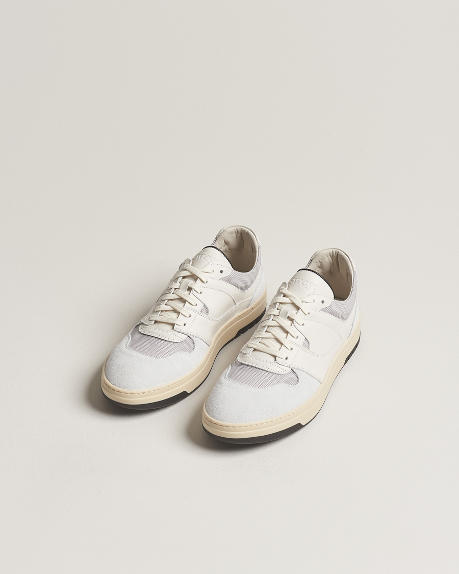 Herren | Schuhe | Sweyd | Net Suede/Leather Sneaker White/Grey