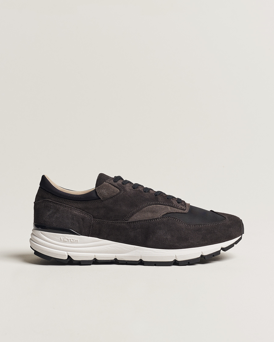 Herren | Sweyd Way Suede Running Sneaker Faded Black | Sweyd | Way Suede Running Sneaker Faded Black