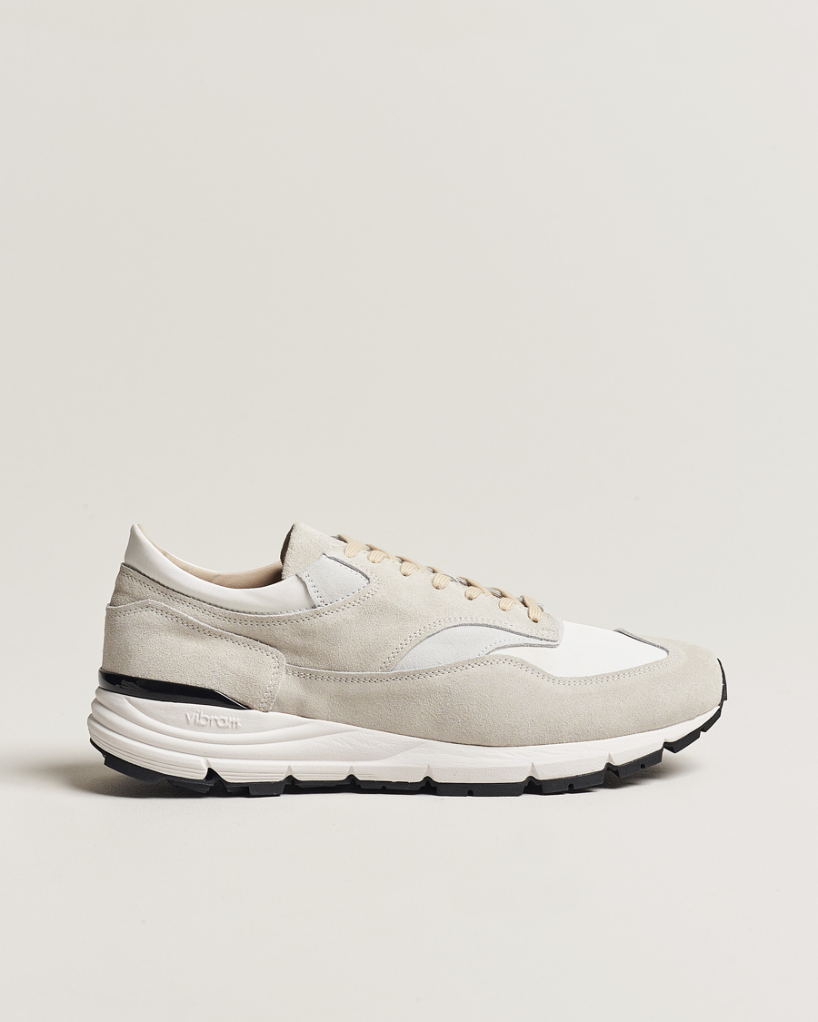 Herren | Sweyd Way Suede Running Sneaker White/Grey | Sweyd | Way Suede Running Sneaker White/Grey