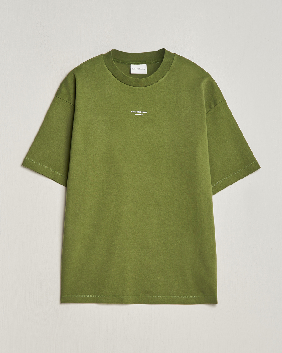 Herren | T-Shirts | Drôle de Monsieur | Classic NFPM T-Shirt Khaki