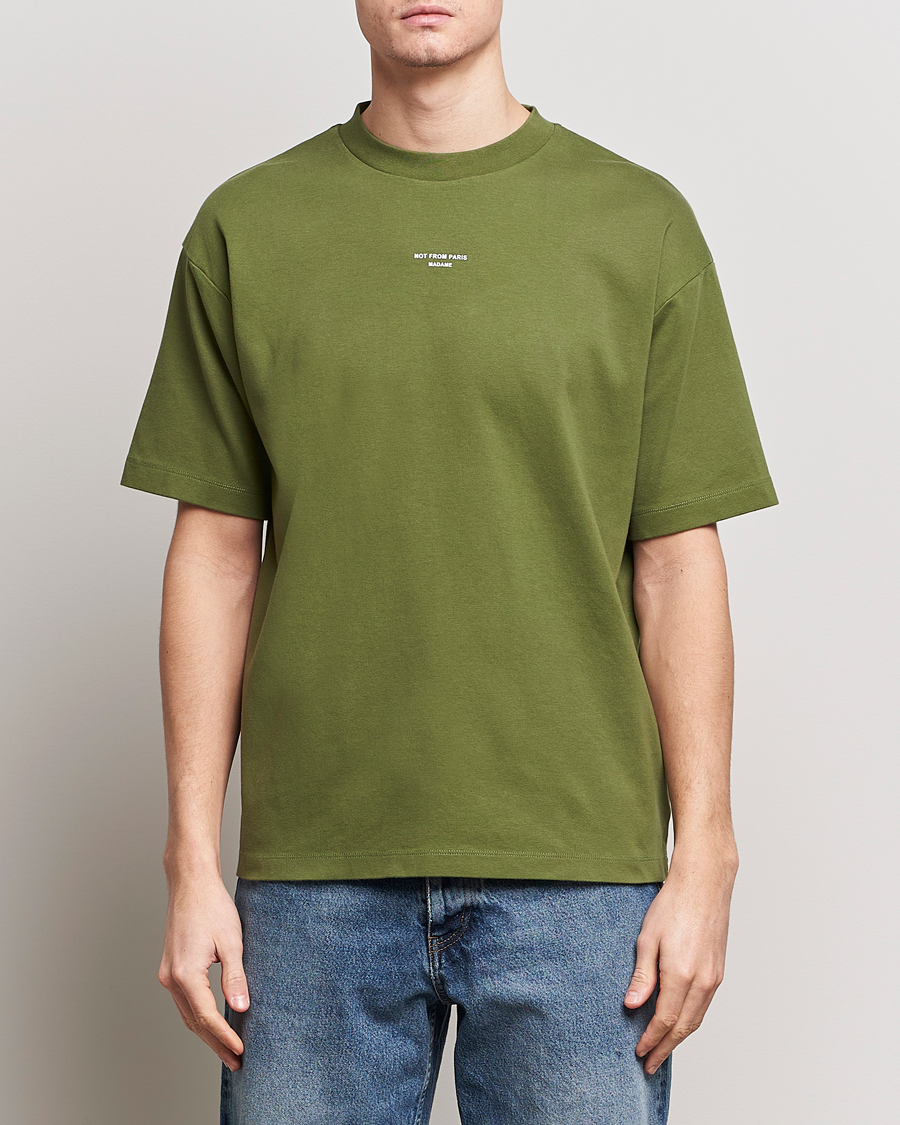 Herren | T-Shirts | Drôle de Monsieur | Classic NFPM T-Shirt Khaki