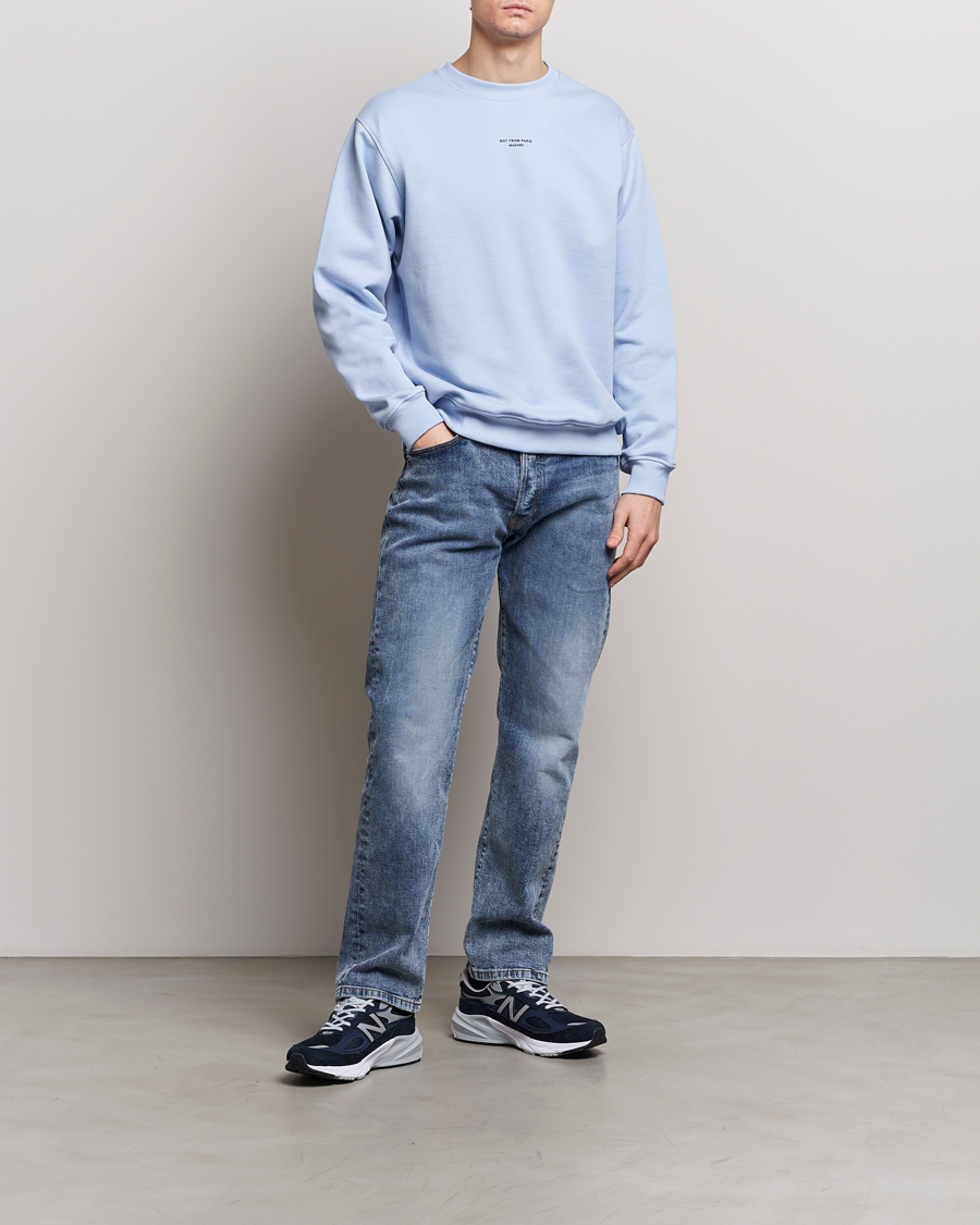 Herren | Pullover | Drôle de Monsieur | Classic NFPM Sweatshirt Light Blue