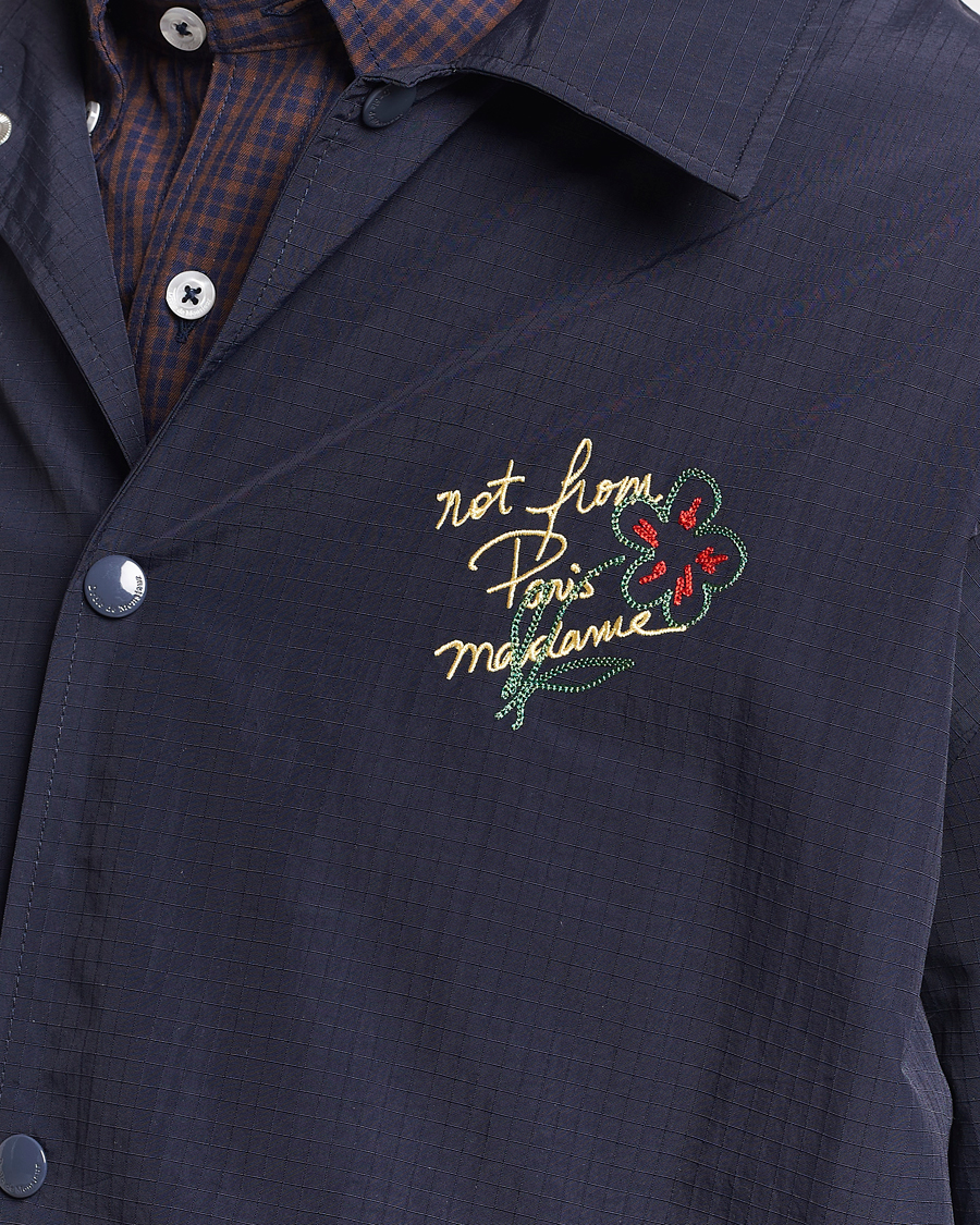 Herren | Jacken | Drôle de Monsieur | La Veste Slogan Jacket Navy