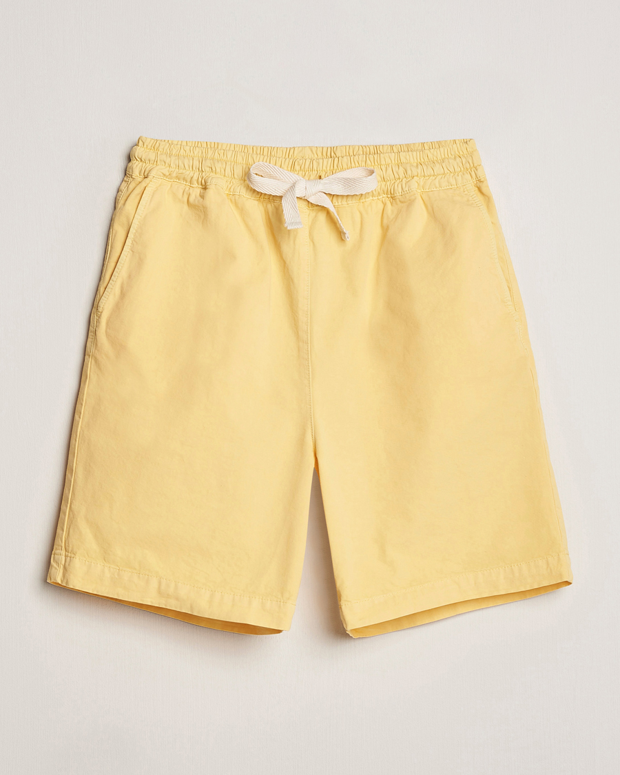 Herren | Shorts | Drôle de Monsieur | Drawstring Shorts Light Yellow