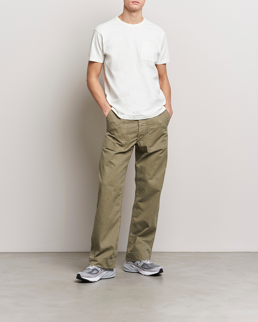 Herren | T-Shirts | RRL | 2-Packet Pocket Tee Warm White