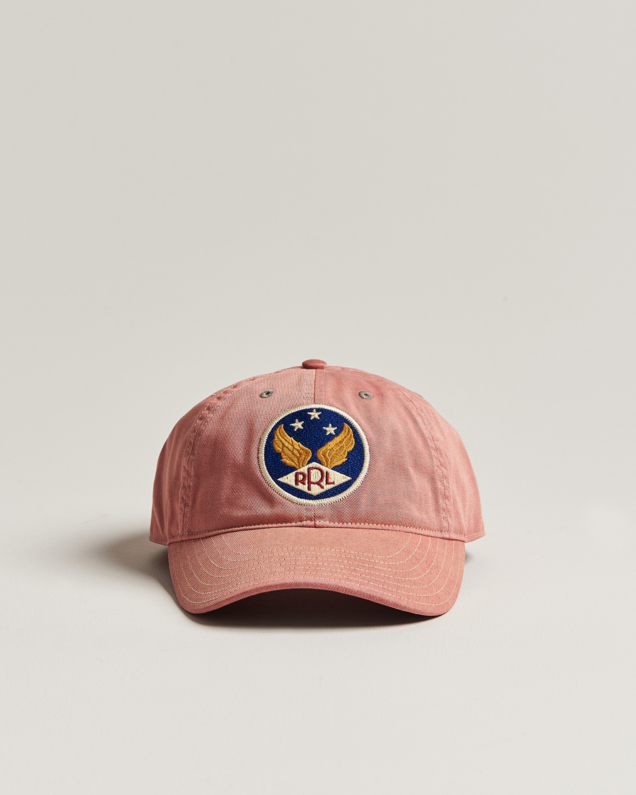 Herren | RRL Garment Dyed Ball Cap Faded Red | RRL | Garment Dyed Ball Cap Faded Red
