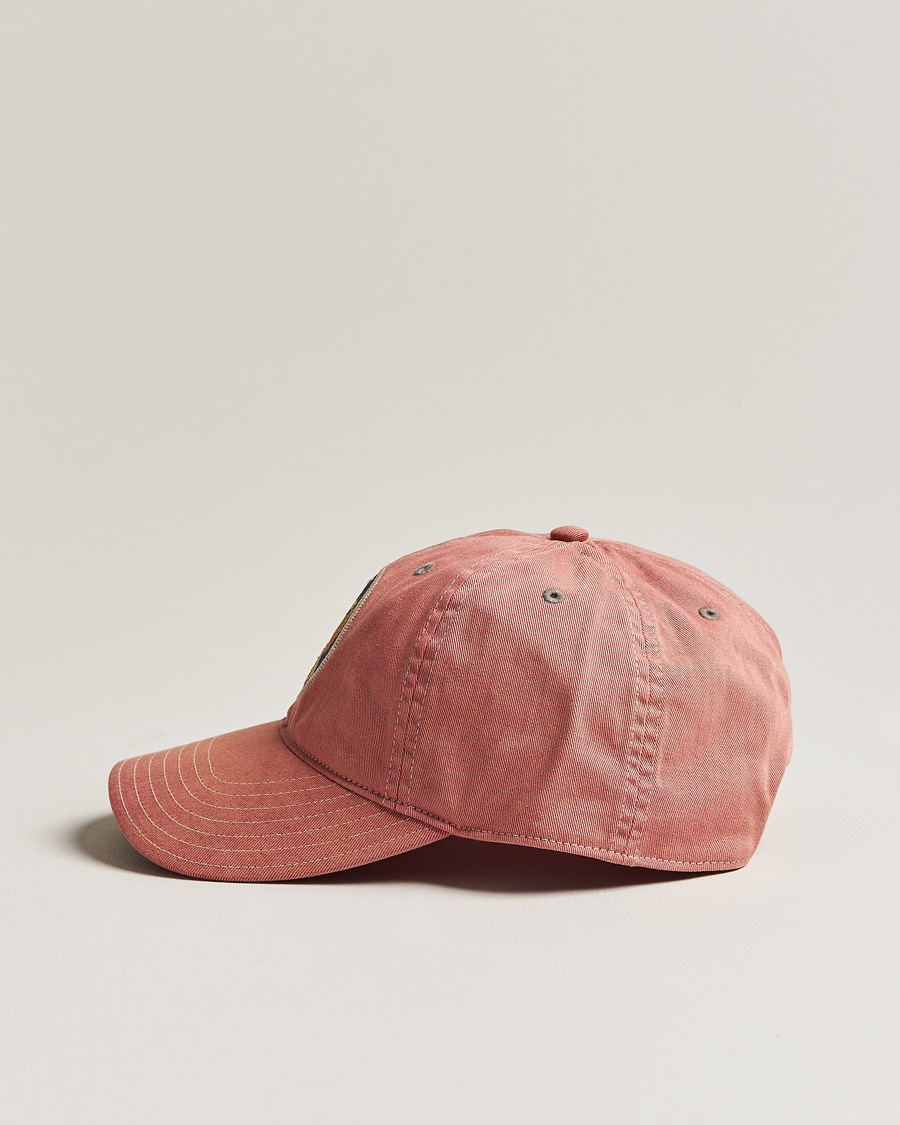 Herren | RRL Garment Dyed Ball Cap Faded Red | RRL | Garment Dyed Ball Cap Faded Red