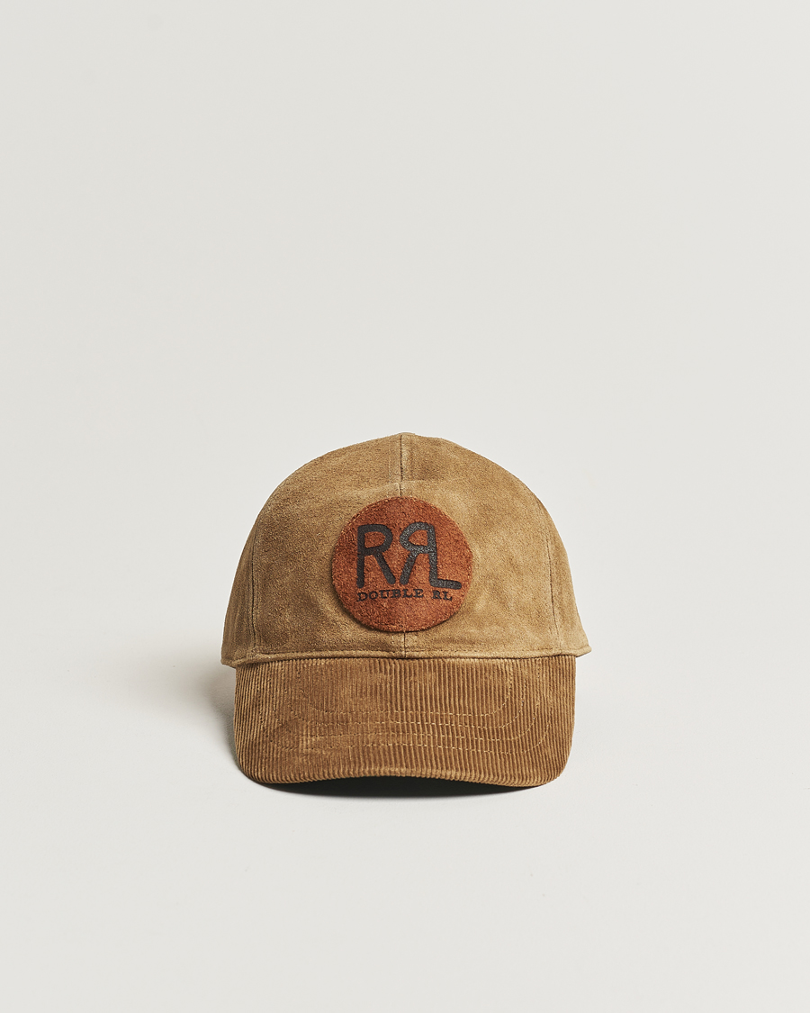 Herren | RRL Rough Out Trucker Cap Tan | RRL | Rough Out Trucker Cap Tan
