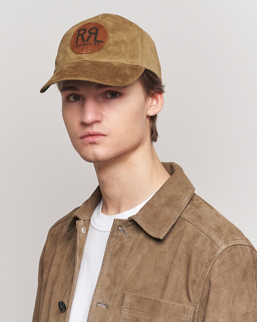 Herren | RRL Rough Out Trucker Cap Tan | RRL | Rough Out Trucker Cap Tan