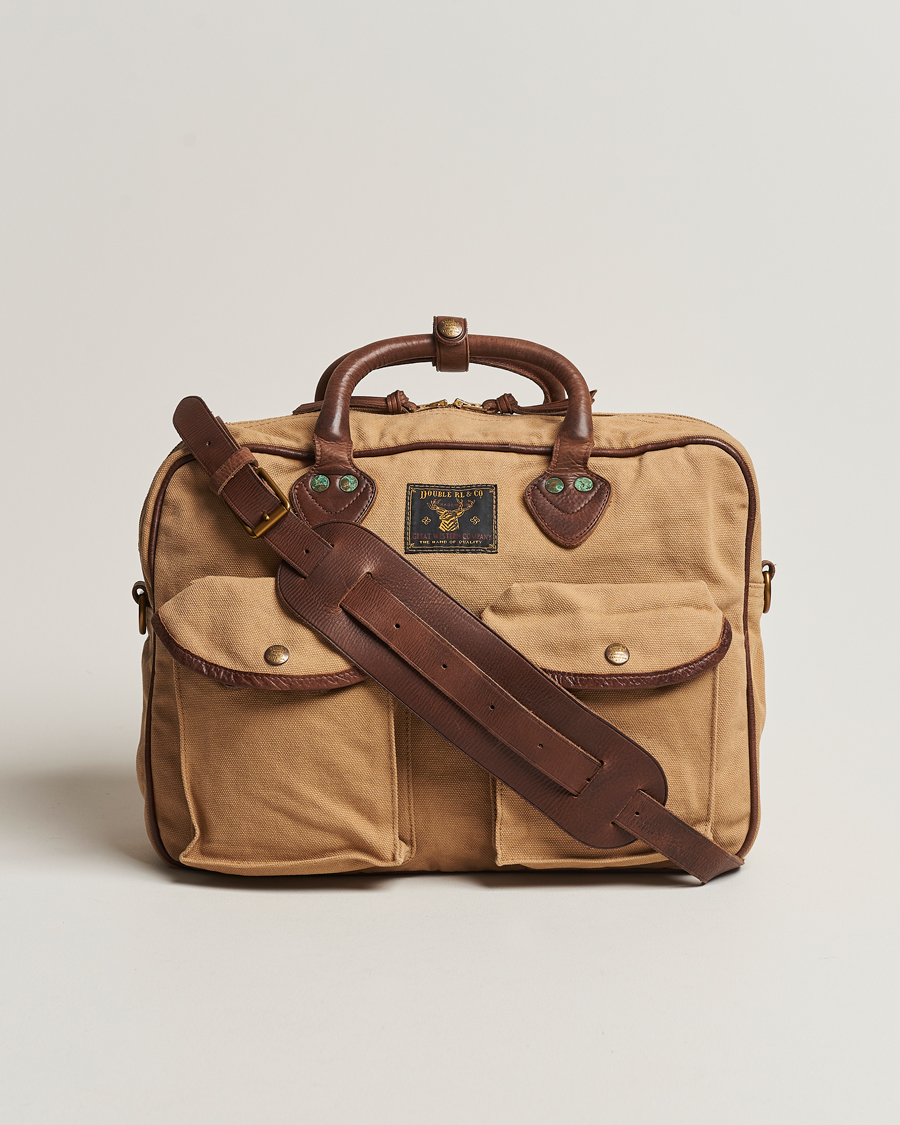 Herren | RRL Cargo Briefcase Khaki | RRL | Cargo Briefcase Khaki