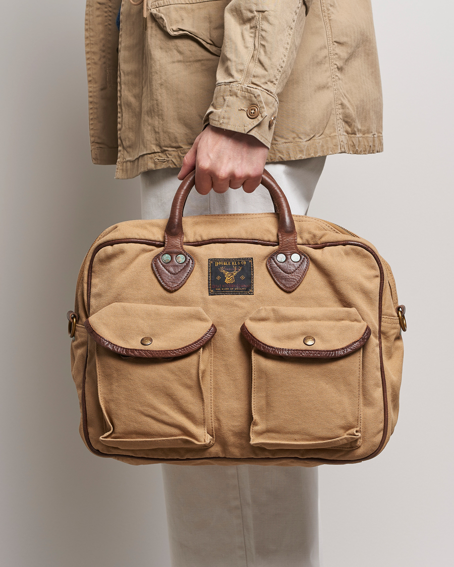 Herren | RRL Cargo Briefcase Khaki | RRL | Cargo Briefcase Khaki
