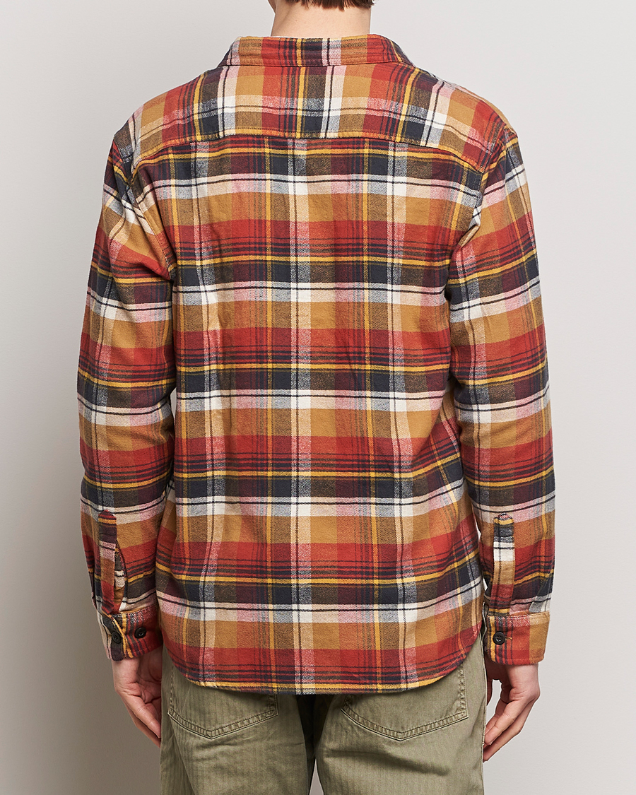 Herren | Hemden | Pendleton | Burnside Flannel Shirt Tan/Red Plaid