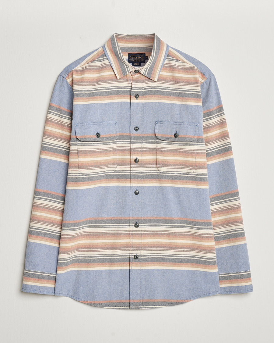 Herren | Hemden | Pendleton | Beach Shack Shirt Indigo Stripe