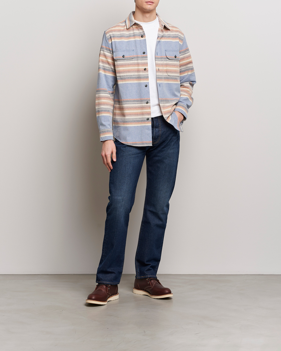 Herren | Hemden | Pendleton | Beach Shack Shirt Indigo Stripe