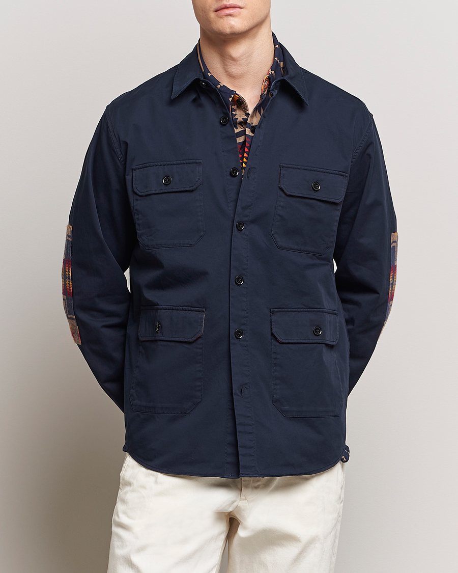 Herren | Hemden | Pendleton | Patchwork Explorer Shirt Navy