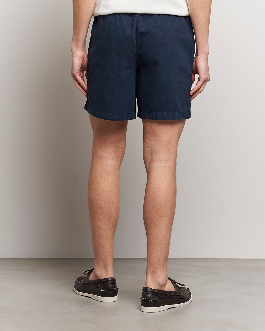 Herren | Shorts | Lyle & Scott | Linen Drawstring Shorts Dark Navy