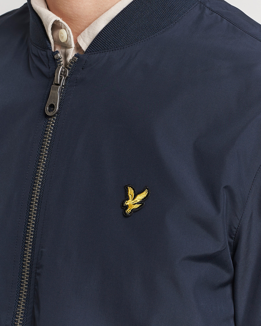 Herren | Jacken | Lyle & Scott | Nylon Bomber Jacket Dark Navy