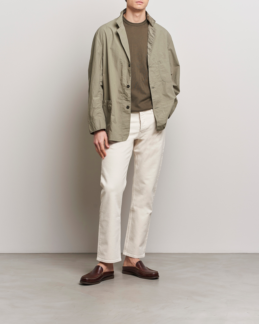 Herren | Sakkos | orSlow | Unconstructed Cotton Blazer Greige