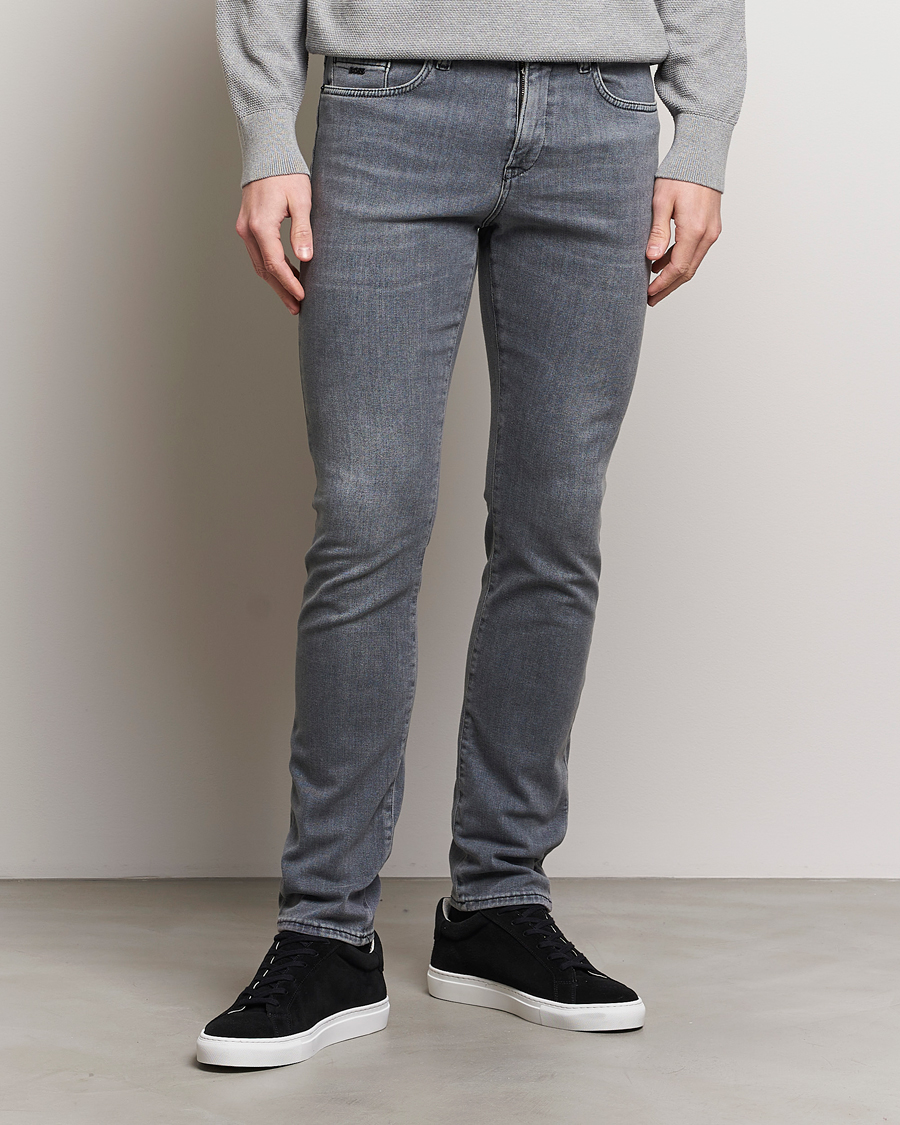 Herren | Slim fit | BOSS BLACK | Delaware Jeans Dark Grey