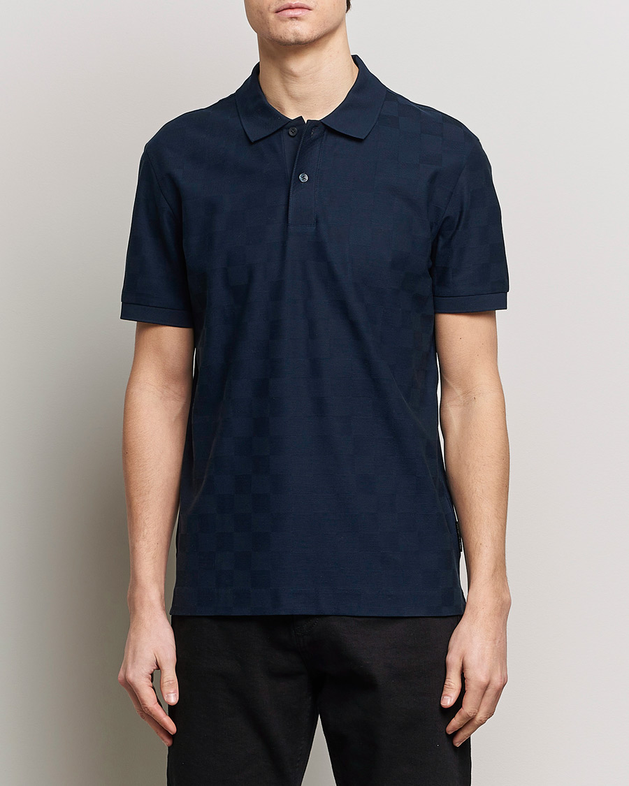 Herren | Poloshirts | BOSS BLACK | Porsche Parlay Jersey Piké Dark Blue