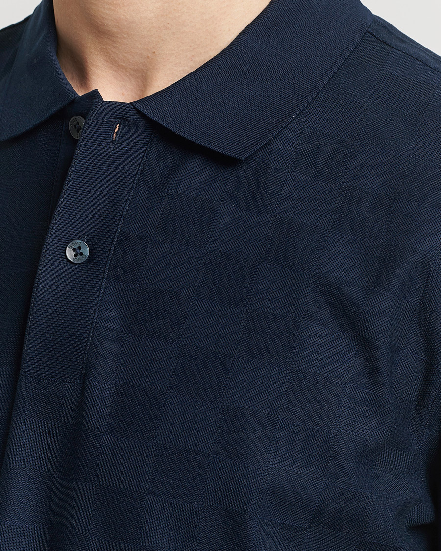 Herren | Poloshirts | BOSS BLACK | Porsche Parlay Jersey Piké Dark Blue