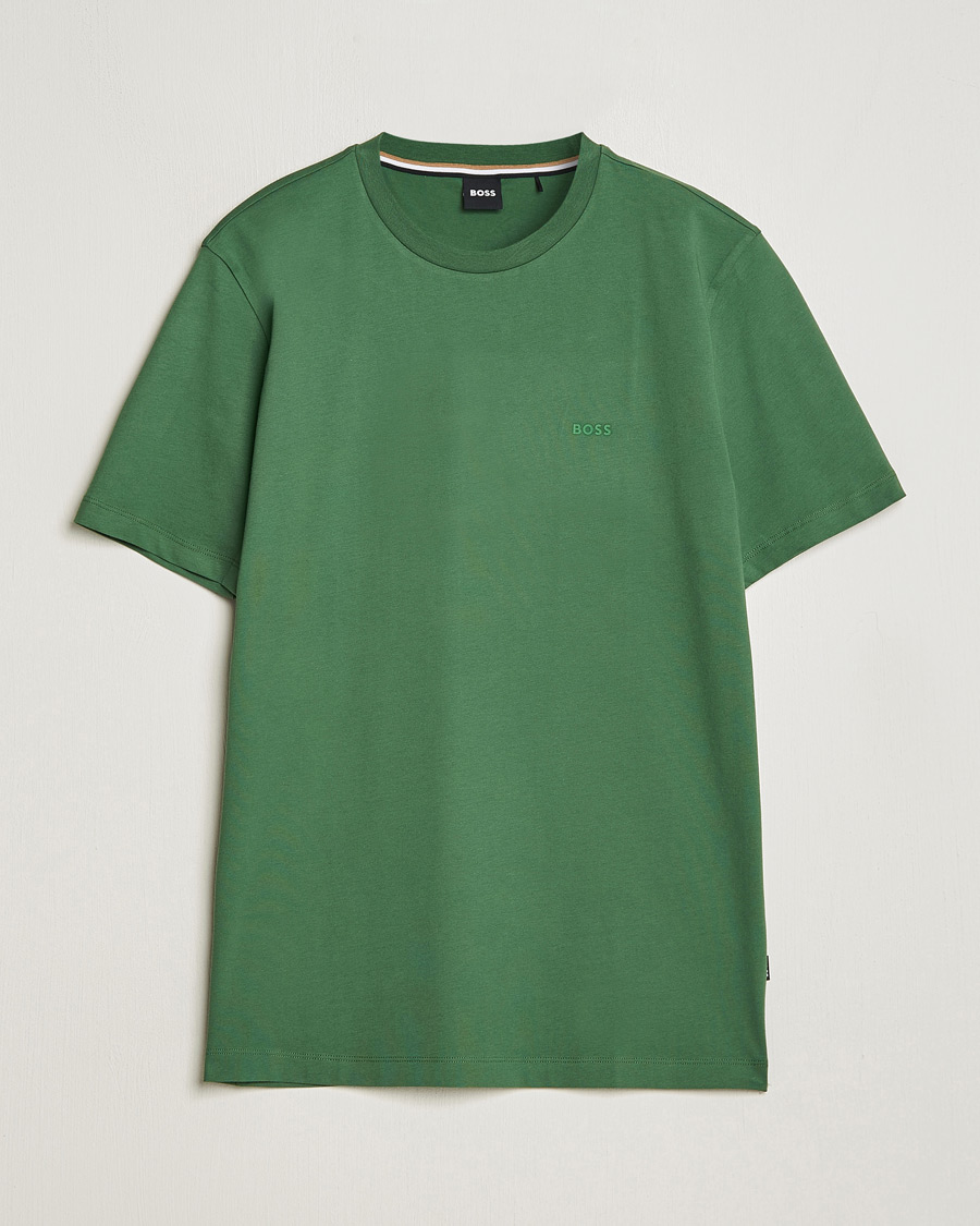 Herren | T-Shirts | BOSS BLACK | Thompson Crew Neck T-Shirt Open Green