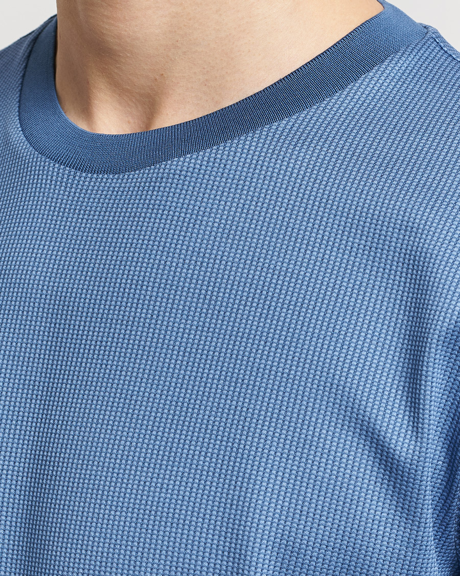 Herren | T-Shirts | BOSS BLACK | Tiburt Crew Neck T-Shirt Open Blue