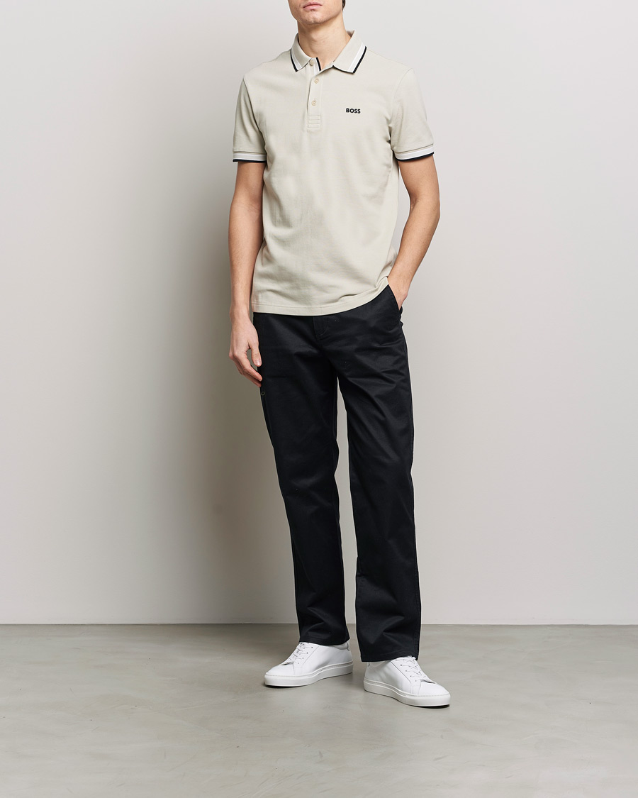 Herren | Poloshirts | BOSS GREEN | Paddy Piké Light Beige