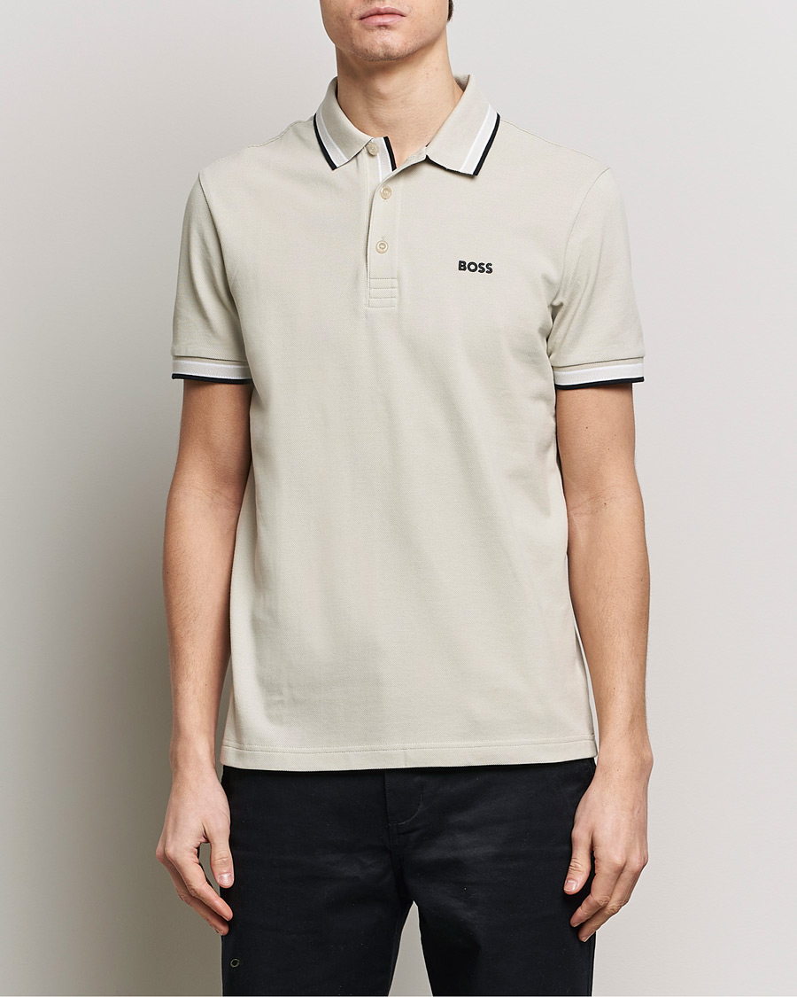 Herren | Poloshirts | BOSS GREEN | Paddy Piké Light Beige