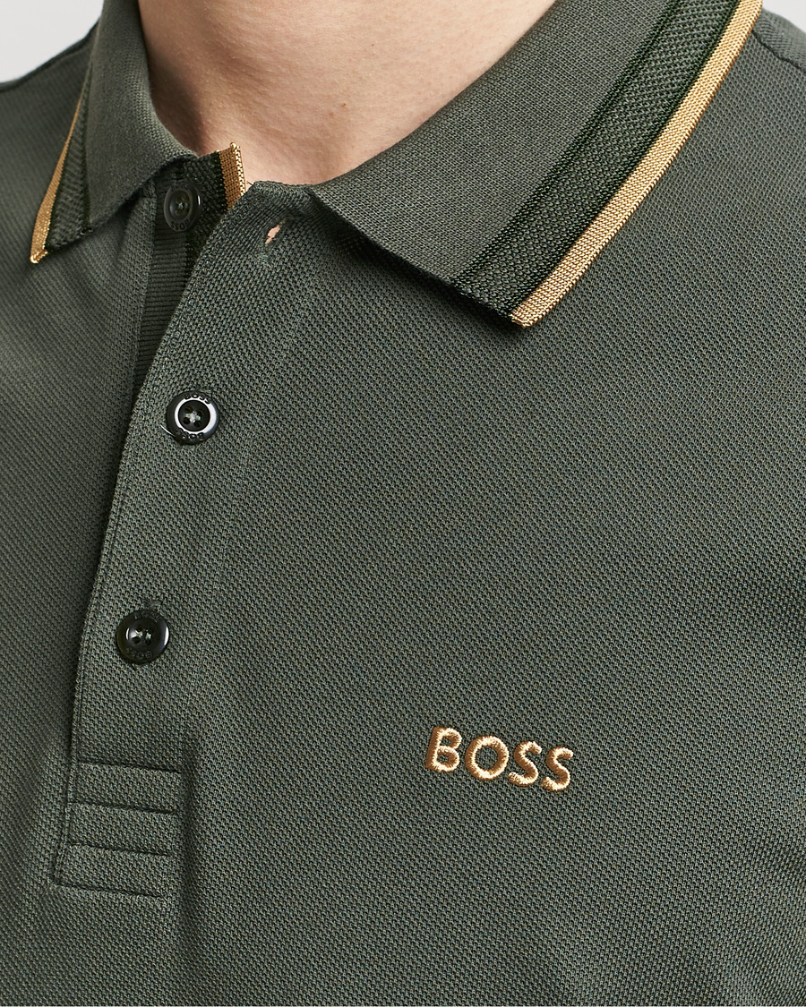 Herren | Poloshirts | BOSS GREEN | Paddy Piké Open Green