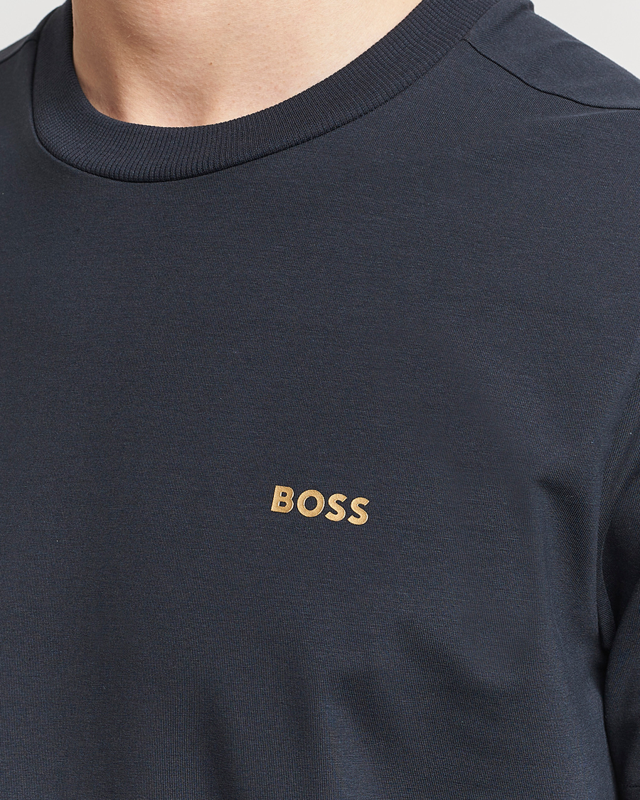 Herren | T-Shirts | BOSS GREEN | Crew Neck T-Shirt Dark Blue