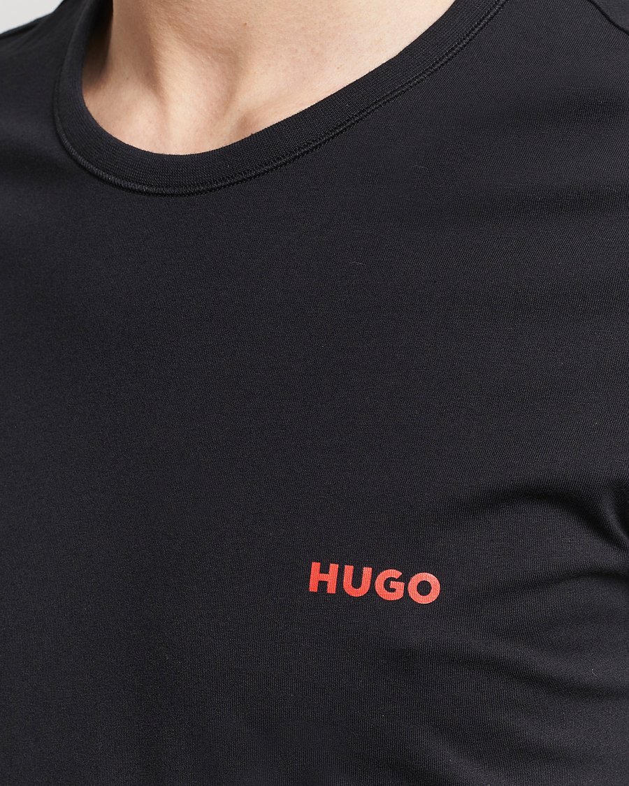 Herren | T-Shirts | HUGO | 3-Pack Logo Crew Neck T-Shirt Black/Red/White