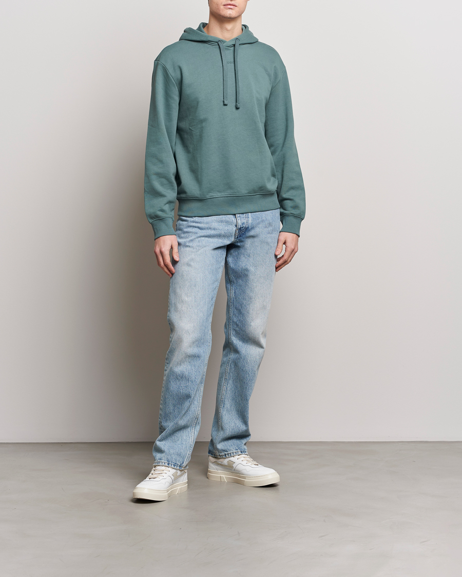 Herren | Pullover | HUGO | Dapo Logo Hoodie Dark Green
