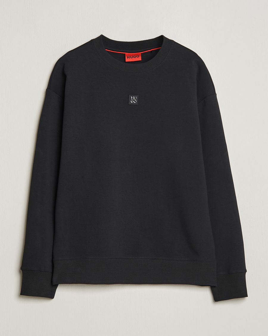 Herren | Pullover | HUGO | Dettil Logo Sweatshirt Black