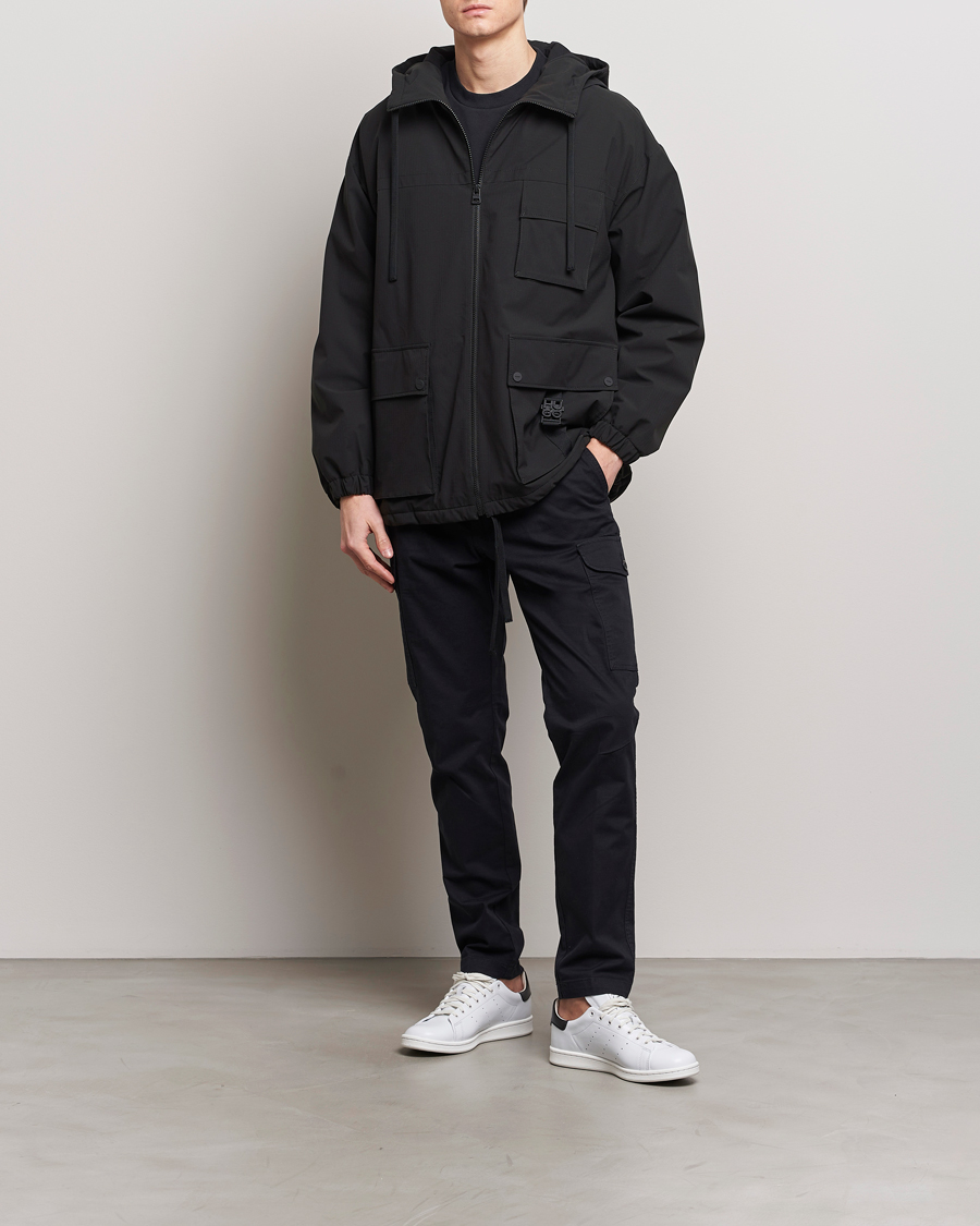 Herren | Jacken | HUGO | Borjo Hooded Jacket Black