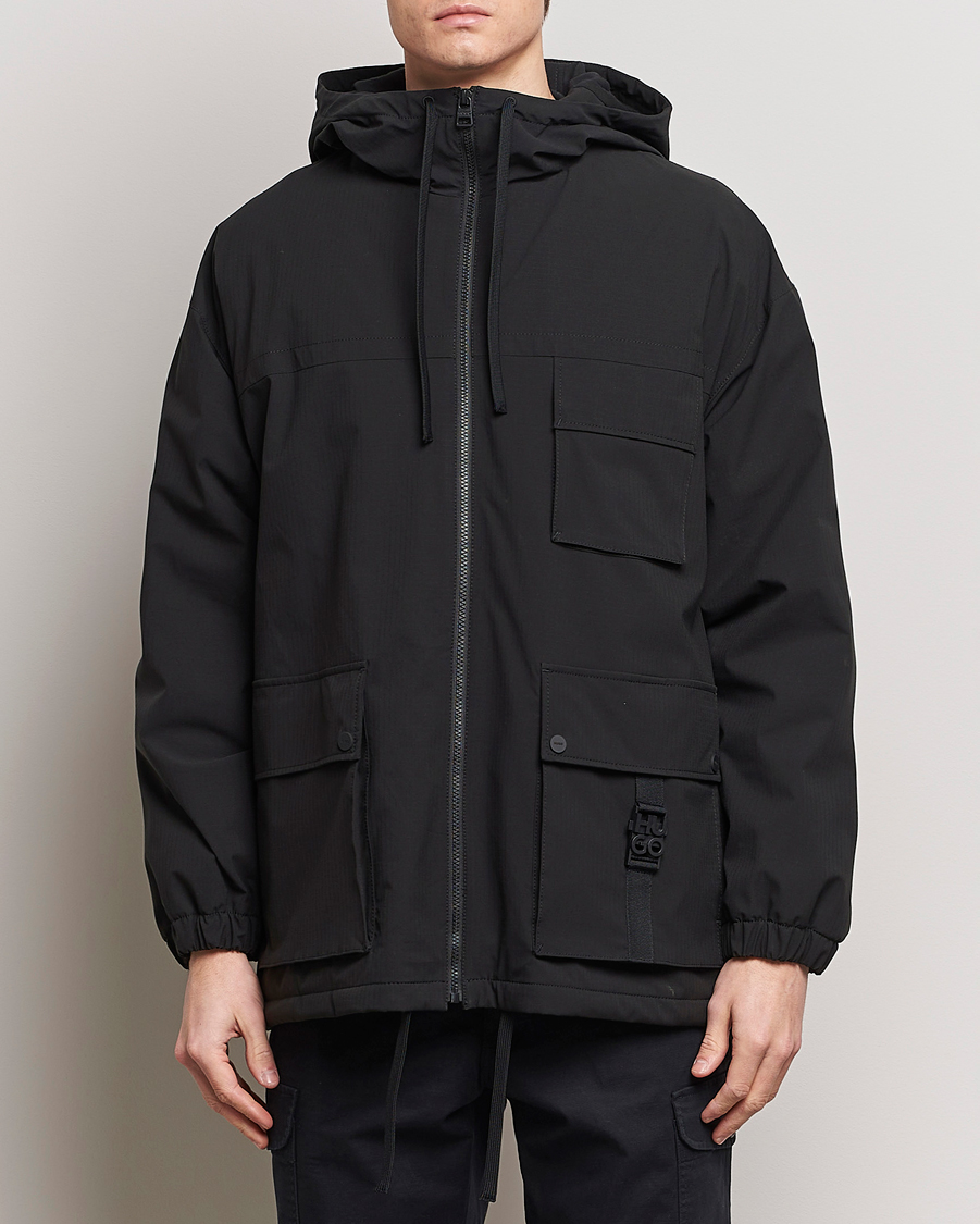 Herren | Jacken | HUGO | Borjo Hooded Jacket Black