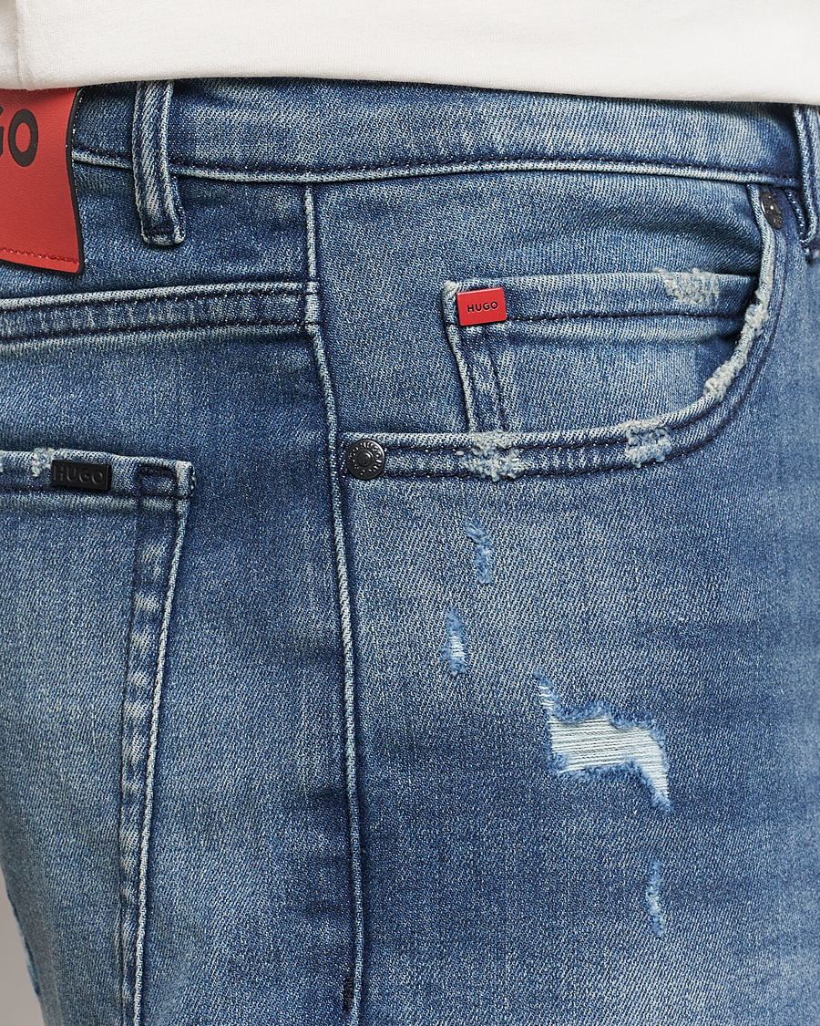 Herren | Jeans | HUGO | 634 Tapered Fit Stretch Jeans Bright Blue