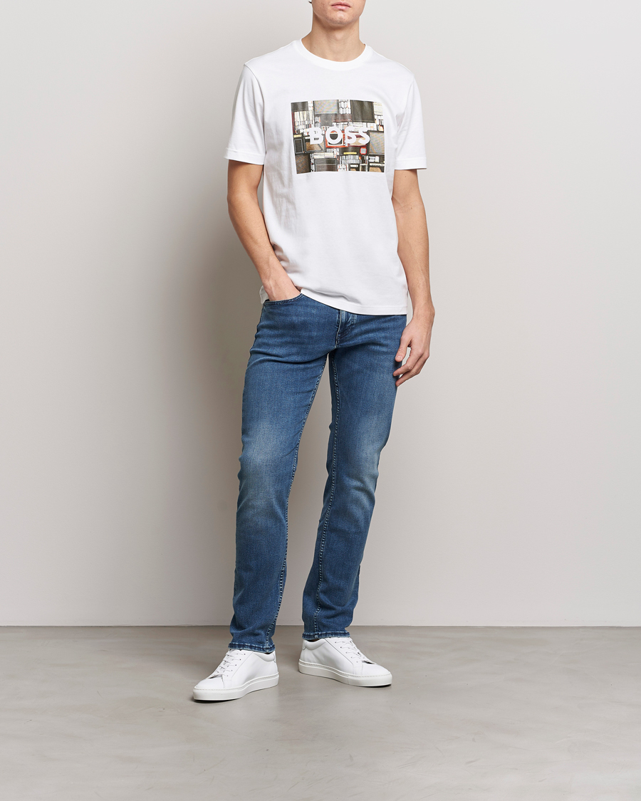 Herren | T-Shirts | BOSS ORANGE | Heavy Logo T-Shirt White
